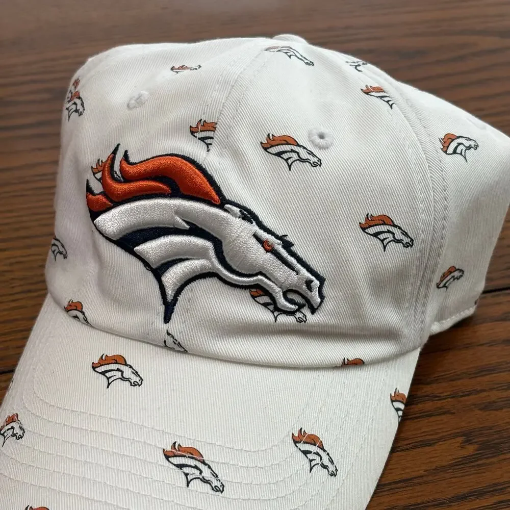 NFL Denver Broncos Women's Football NFL Teams Apparel Logo Adjustable Hat New
